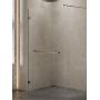 Ścianka prysznicowa walk-in 50 cm szczotkowany/szkło przezroczyste EXK7120 New Trendy Avexa Gunmetal Brushed zdj.1