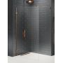 Ścianka prysznicowa walk-in 90 cm miedź szczotkowany/szkło przezroczyste EXK7136 New Trendy Avexa Copper Brushed zdj.1