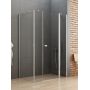 Kabina prysznicowa 120x80 cm prostokątna chrom połysk/szkło przezroczyste K0373 New Trendy New Soleo zdj.1