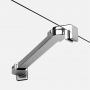 Ścianka prysznicowa walk-in 90 cm chrom połysk/szkło przezroczyste K0459 New Trendy New Soleo zdj.3