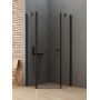 Kabina prysznicowa 80x80 cm czarny mat/szkło przezroczyste K0612 New Trendy New Soleo Black zdj.1