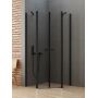 Kabina prysznicowa 90x90 cm czarny mat/szkło przezroczyste K0617 New Trendy New Soleo Black zdj.1