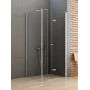 Kabina prysznicowa 120x100 cm prostokątna chrom połysk/szkło przezroczyste K0624 New Trendy New Soleo zdj.1