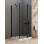 Kabina prysznicowa 120x90 cm prostokątna czarny mat/szkło przezroczyste K0681 New Trendy New Soleo Black zdj.1