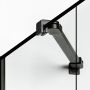 Ścianka prysznicowa walk-in 80 cm czarny mat/szkło przezroczyste K0768WP New Trendy New Soleo Black zdj.3
