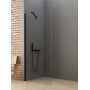 Ścianka prysznicowa walk-in 100 cm czarny mat/szkło przezroczyste K0770 New Trendy New Soleo Black zdj.1
