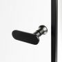 Ścianka prysznicowa walk-in 70 cm czarny mat/szkło przezroczyste K0778 New Trendy New Soleo Black zdj.4