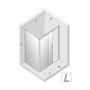 Kabina prysznicowa 120x80 cm prostokątna chrom połysk/szkło przezroczyste K1205 New Trendy Prime zdj.2