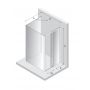 Kabina prysznicowa 120x110 cm prostokątna chrom połysk/szkło przezroczyste K1592 New Trendy Prime zdj.2