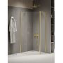 Kabina prysznicowa 90x90 cm złoty połysk/szkło przezroczyste K1664 New Trendy New Soleo Light Gold zdj.1