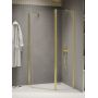Kabina prysznicowa 100x80 cm złoty połysk/szkło przezroczyste K1665 New Trendy New Soleo Light Gold zdj.1