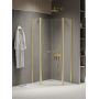 Kabina prysznicowa 90x90 cm złoty połysk/szkło przezroczyste K1668 New Trendy New Soleo Light Gold zdj.1