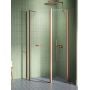 Kabina prysznicowa 100x80 cm miedź szczotkowany/szkło przezroczyste K1706 New Trendy New Soleo Copper Brushed zdj.1