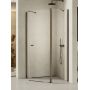 Kabina prysznicowa 100x80 cm grafitowy szczotkowany/szkło przezroczyste K1710 New Trendy New Soleo Gunmetal Brushed zdj.1