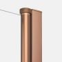 Kabina prysznicowa 110x90 cm prostokątna miedź szczotkowany/szkło przezroczyste K1975 New Trendy New Soleo Copper Brushed zdj.5