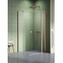 Kabina prysznicowa 110x90 cm prostokątna miedź szczotkowany/szkło przezroczyste K1997 New Trendy New Soleo Copper Brushed zdj.1