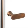 Kabina prysznicowa 70x70 cm kwadratowa miedź szczotkowany/szkło przezroczyste K2007 New Trendy New Soleo Copper Brushed zdj.6