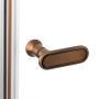 Kabina prysznicowa 120x80 cm prostokątna miedź szczotkowany/szkło przezroczyste K2038 New Trendy New Soleo Copper Brushed zdj.7