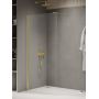 Ścianka prysznicowa walk-in 100 cm złoty połysk/szkło przezroczyste K2096WP New Trendy New Soleo Light Gold zdj.1
