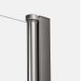Kabina prysznicowa 90x90 cm kwadratowa grafitowy szczotkowany/szkło przezroczyste K2139 New Trendy New Soleo Gunmetal Brushed zdj.5