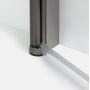 Kabina prysznicowa 90x90 cm kwadratowa grafitowy szczotkowany/szkło przezroczyste K2183 New Trendy New Soleo Gunmetal Brushed zdj.4