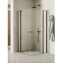 Kabina prysznicowa 120x120 cm kwadratowa grafitowy szczotkowany/szkło przezroczyste K2192 New Trendy New Soleo Gunmetal Brushed zdj.1