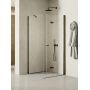 Kabina prysznicowa 90x90 cm kwadratowa grafitowy szczotkowany/szkło przezroczyste K2231 New Trendy New Soleo Gunmetal Brushed zdj.1