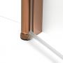 Kabina prysznicowa 80x80 cm kwadratowa miedź szczotkowany/szkło przezroczyste K2288 New Trendy New Soleo Copper Brushed zdj.3