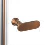 Kabina prysznicowa 80x80 cm kwadratowa miedź szczotkowany/szkło przezroczyste K2288 New Trendy New Soleo Copper Brushed zdj.5