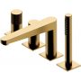 Bateria wannowo-prysznicowa nawannowa złota CT8032GLB Omnires Contour zdj.1