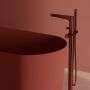 Omnires Contour CT8033CPB bateria wannowo-prysznicowa wolnostojąca miedź zdj.4