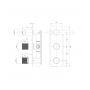 Omnires Contour CT80351CPB bateria wannowo-prysznicowa podtynkowa miedź zdj.2