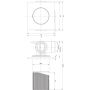 Bateria prysznicowa podtynkowa chrom CT8045CR Omnires Contour zdj.2
