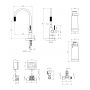 Bateria kuchenna z filtrem stojąca SW9057FD1BR Omnires Switch zdj.2
