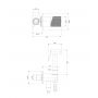 Omnires Contour SYSCTBI1CR bateria bidetowa podtynkowa chrom zdj.2