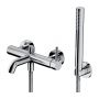 Omnires Y bateria wannowo-prysznicowa ścienna chrom Y1231CR zdj.1