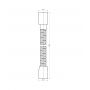 Wąż prysznicowy 150 cm chrom 023XCR Omnires zdj.2