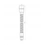 Wąż prysznicowy 150 cm chrom 062CR Omnires zdj.2