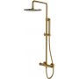 Zestaw prysznicowy ścienny termostatyczny złoty CT8044GLB Omnires Contour zdj.1