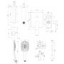 Zestaw wannowo-prysznicowy podtynkowy chrom SYSSCW01XCR Omnires Sacramento zdj.2