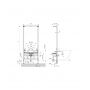 Stelaż podtynkowy do bidetu SFBI1 Omnires Strongframe zdj.2