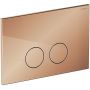 Stelaż podtynkowy z przyciskiem spłukującym do miski wc wiszącej STFWCECO1MRCP Omnires Eco Flush Set Strongframe + Minimal zdj.4