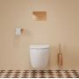 Stelaż podtynkowy z przyciskiem spłukującym do miski wc wiszącej STFWCECO1MRCP Omnires Eco Flush Set Strongframe + Minimal zdj.3