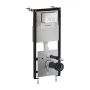 Stelaż podtynkowy z przyciskiem spłukującym do miski wc wiszącej STFWCECO1R45RCR Omnires Eco Flush Set zdj.1