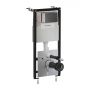 Stelaż podtynkowy z przyciskiem spłukującym do miski wc wiszącej STFWCECO1R45RGR Omnires Eco Flush Set zdj.1