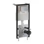 Stelaż podtynkowy z przyciskiem spłukującym do miski wc wiszącej STFWCECO1R45RNI Omnires Eco Flush Set zdj.1