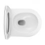 Miska WC z deską wolnoopadającą wisząca bez kołnierza biały mat OTTAWASPXMWBM Omnires Ottawa zdj.3