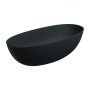 Wanna wolnostojąca 175x78 cm owalna czarna SHELL175WWBLV Omnires Shell M+ zdj.1