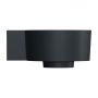 Umywalka 33x34 cm narożna ścienna-nablatowa czarna OVO335UWLBLV Omnires Ovo M+ zdj.4