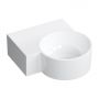 Umywalka 33x34 cm narożna ścienna-nablatowa OVO335UWLBP Omnires Ovo M+ zdj.1